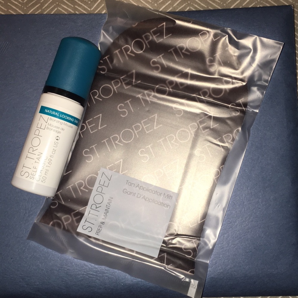 St. Tropez self tanner NEW + mitt